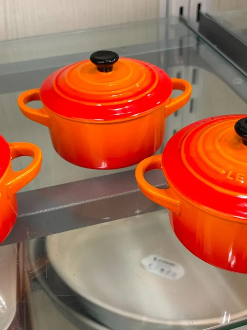 NWT Le Creuset Stoneware Mini Cocottes for Desserts Baking Set of 3